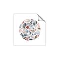 Picture of Coral circle I _GroupedProduct_Square_Unframed_Print_Only_