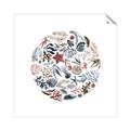 Picture of Coral circle I _GroupedProduct_Square_Unframed_Print_Only_