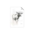 Picture of Moose Charcoal _GroupedProduct_Rectangle_Portrait_Unframed_Print_Only_