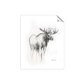 Picture of Moose Charcoal _GroupedProduct_Rectangle_Portrait_Unframed_Print_Only_
