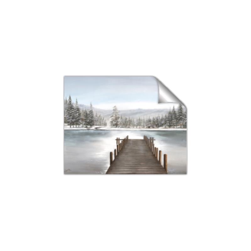 Picture of River After the Snowfall _GroupedProduct_Rectangle_Landscape_Unframed_Print_Only_