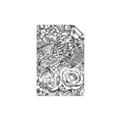 Picture of Detailed Floral Sketch _GroupedProduct_Rectangle_Portrait_Unframed_Print_Only_