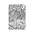 Picture of Detailed Floral Sketch _GroupedProduct_Rectangle_Portrait_Unframed_Print_Only_