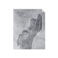 Picture of Hold a Pose Gray _GroupedProduct_Rectangle_Portrait_Unframed_Print_Only_