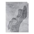Picture of Hold a Pose Gray _GroupedProduct_Rectangle_Portrait_Unframed_Print_Only_