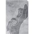 Picture of Hold a Pose Gray _GroupedProduct_Rectangle_Portrait_Unframed_Print_Only_