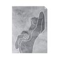Picture of Hold a Pose Gray _GroupedProduct_Rectangle_Portrait_Unframed_Print_Only_