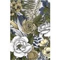 Picture of Detailed Floral in Color  _GroupedProduct_Rectangle_Portrait_Unframed_Print_Only_