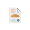 Picture of Pastel Modern II  _GroupedProduct_Rectangle_Portrait_Unframed_Print_Only_