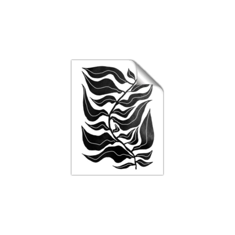 Picture of Noir Leaves I  _GroupedProduct_Rectangle_Portrait_Unframed_Print_Only_