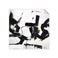 Picture of Black Abstract with Fine Line _GroupedProduct_Square_Unframed_Print_Only_