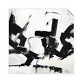 Picture of Black Abstract with Fine Line _GroupedProduct_Square_Unframed_Print_Only_
