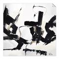 Picture of Black Abstract with Fine Line _GroupedProduct_Square_Unframed_Print_Only_