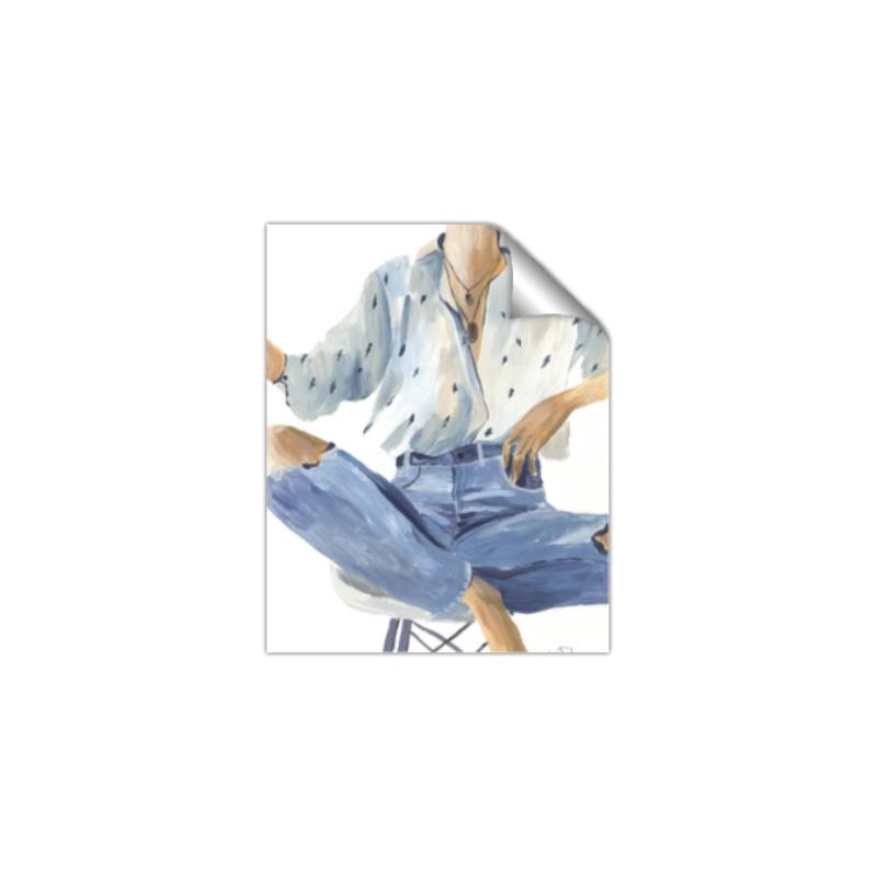Picture of Blue Jeans I _GroupedProduct_Rectangle_Portrait_Unframed_Print_Only_