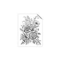 Picture of Sketched Flower I _GroupedProduct_Rectangle_Portrait_Unframed_Print_Only_