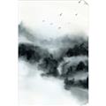 Picture of Misty Forest with Birds _GroupedProduct_Rectangle_Portrait_Unframed_Print_Only_