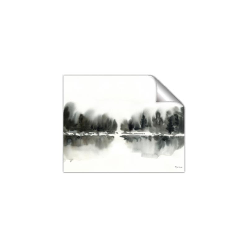 Picture of Misty Forest Black  _GroupedProduct_Rectangle_Landscape_Unframed_Print_Only_