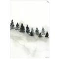 Picture of Misty Forest Trees _GroupedProduct_Rectangle_Portrait_Unframed_Print_Only_