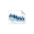Picture of Misty Forest Blue Trees _GroupedProduct_Rectangle_Landscape_Unframed_Print_Only_