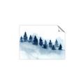 Picture of Misty Forest Blue Trees _GroupedProduct_Rectangle_Landscape_Unframed_Print_Only_