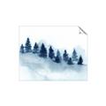 Picture of Misty Forest Blue Trees _GroupedProduct_Rectangle_Landscape_Unframed_Print_Only_