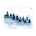 Picture of Misty Forest Blue Trees _GroupedProduct_Rectangle_Landscape_Unframed_Print_Only_