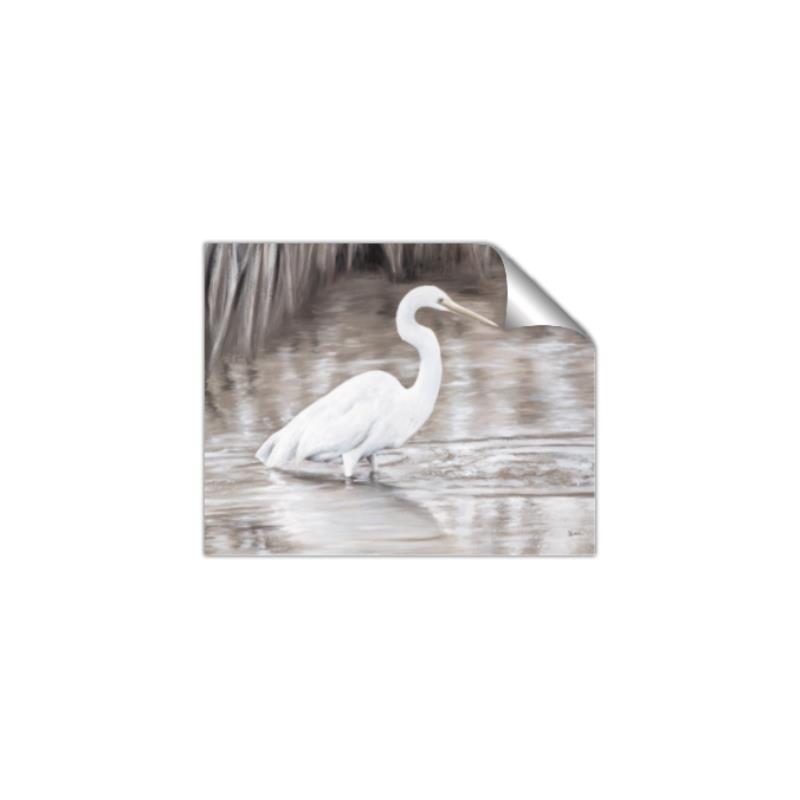 Picture of Wading Egret _GroupedProduct_Rectangle_Landscape_Unframed_Print_Only_