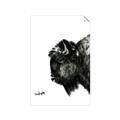 Picture of Sketched Bison _GroupedProduct_Rectangle_Portrait_Unframed_Print_Only_