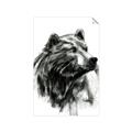 Picture of Sketched Bear _GroupedProduct_Rectangle_Portrait_Unframed_Print_Only_