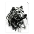 Picture of Sketched Bear _GroupedProduct_Rectangle_Portrait_Unframed_Print_Only_