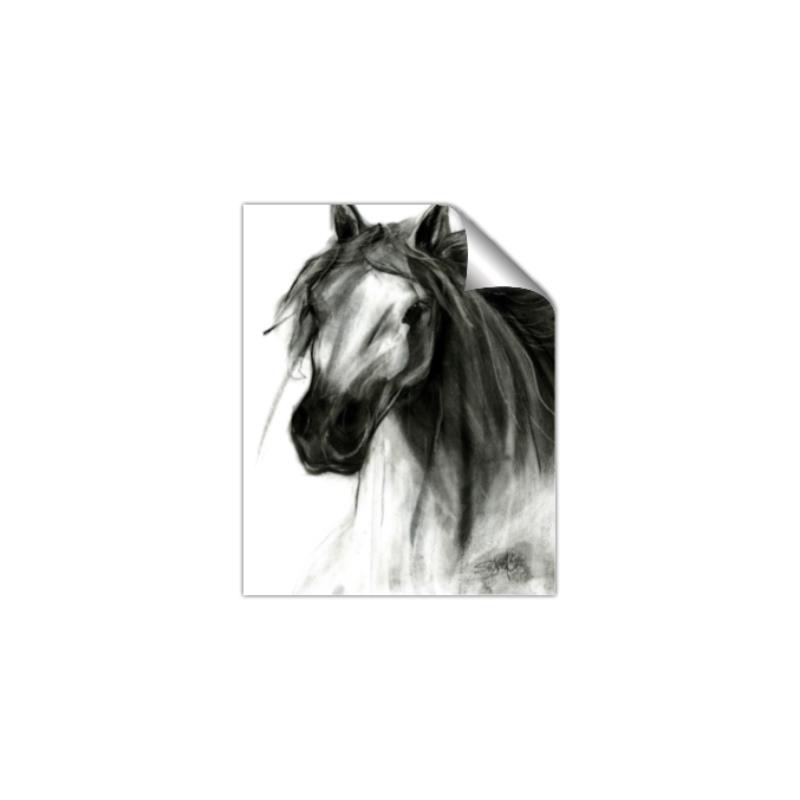 Picture of Sketched Horse _GroupedProduct_Rectangle_Portrait_Unframed_Print_Only_