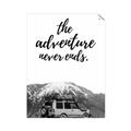Picture of The Adventure Never Ends _GroupedProduct_Rectangle_Portrait_Photography _GroupedProduct_Rectangle_Portrait_Unframed_Print_Only_