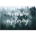 Picture of Never Stop Exploring _GroupedProduct_Rectangle_Landscape_Photography _GroupedProduct_Rectangle_Landscape_Unframed_Print_Only_