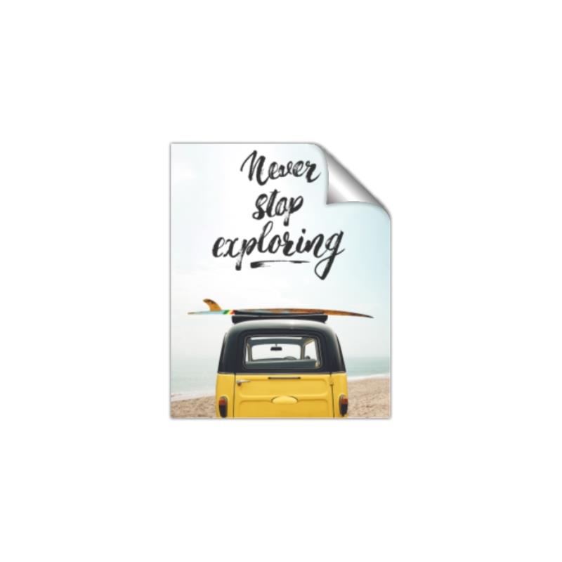 Picture of Never Stop Exploring Van _GroupedProduct_Rectangle_Portrait_Photography _GroupedProduct_Rectangle_Portrait_Unframed_Print_Only_