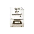 Picture of Never Stop Exploring Van _GroupedProduct_Rectangle_Portrait_Photography _GroupedProduct_Rectangle_Portrait_Unframed_Print_Only_