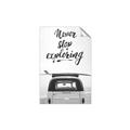 Picture of Never Stop Exploring Van _GroupedProduct_Rectangle_Portrait_Photography _GroupedProduct_Rectangle_Portrait_Unframed_Print_Only_