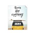 Picture of Never Stop Exploring Van _GroupedProduct_Rectangle_Portrait_Photography _GroupedProduct_Rectangle_Portrait_Unframed_Print_Only_