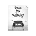 Picture of Never Stop Exploring Van _GroupedProduct_Rectangle_Portrait_Photography _GroupedProduct_Rectangle_Portrait_Unframed_Print_Only_