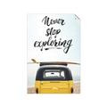 Picture of Never Stop Exploring Van _GroupedProduct_Rectangle_Portrait_Photography _GroupedProduct_Rectangle_Portrait_Unframed_Print_Only_