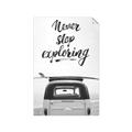 Picture of Never Stop Exploring Van _GroupedProduct_Rectangle_Portrait_Photography _GroupedProduct_Rectangle_Portrait_Unframed_Print_Only_