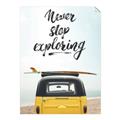 Picture of Never Stop Exploring Van _GroupedProduct_Rectangle_Portrait_Photography _GroupedProduct_Rectangle_Portrait_Unframed_Print_Only_