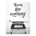 Picture of Never Stop Exploring Van _GroupedProduct_Rectangle_Portrait_Photography _GroupedProduct_Rectangle_Portrait_Unframed_Print_Only_