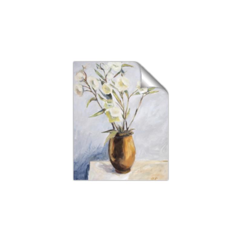 Picture of Copper Floral Pot _GroupedProduct_Rectangle_Portrait_Unframed_Print_Only_