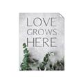 Picture of Love grows here _GroupedProduct_Rectangle_Portrait_Unframed_Print_Only_