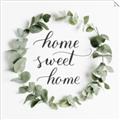 Picture of Home Wreath _GroupedProduct_Square_Unframed_Print_Only_