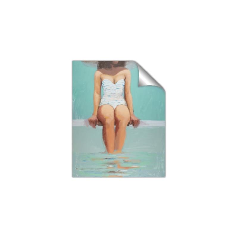 Picture of Pool Day _GroupedProduct_Rectangle_Portrait_Unframed_Print_Only_