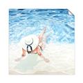 Picture of Wading at the Beach _GroupedProduct_Square_Unframed_Print_Only_