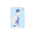 Picture of Swim Competition I  _GroupedProduct_Rectangle_Portrait_Unframed_Print_Only_