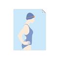 Picture of Swim Competition I  _GroupedProduct_Rectangle_Portrait_Unframed_Print_Only_