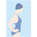 Picture of Swim Competition I  _GroupedProduct_Rectangle_Portrait_Unframed_Print_Only_